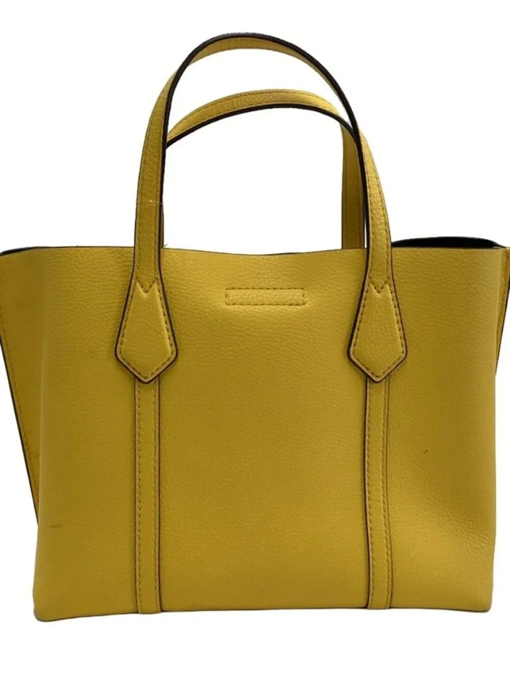 TORY BURCH Yellow Leather Handbag